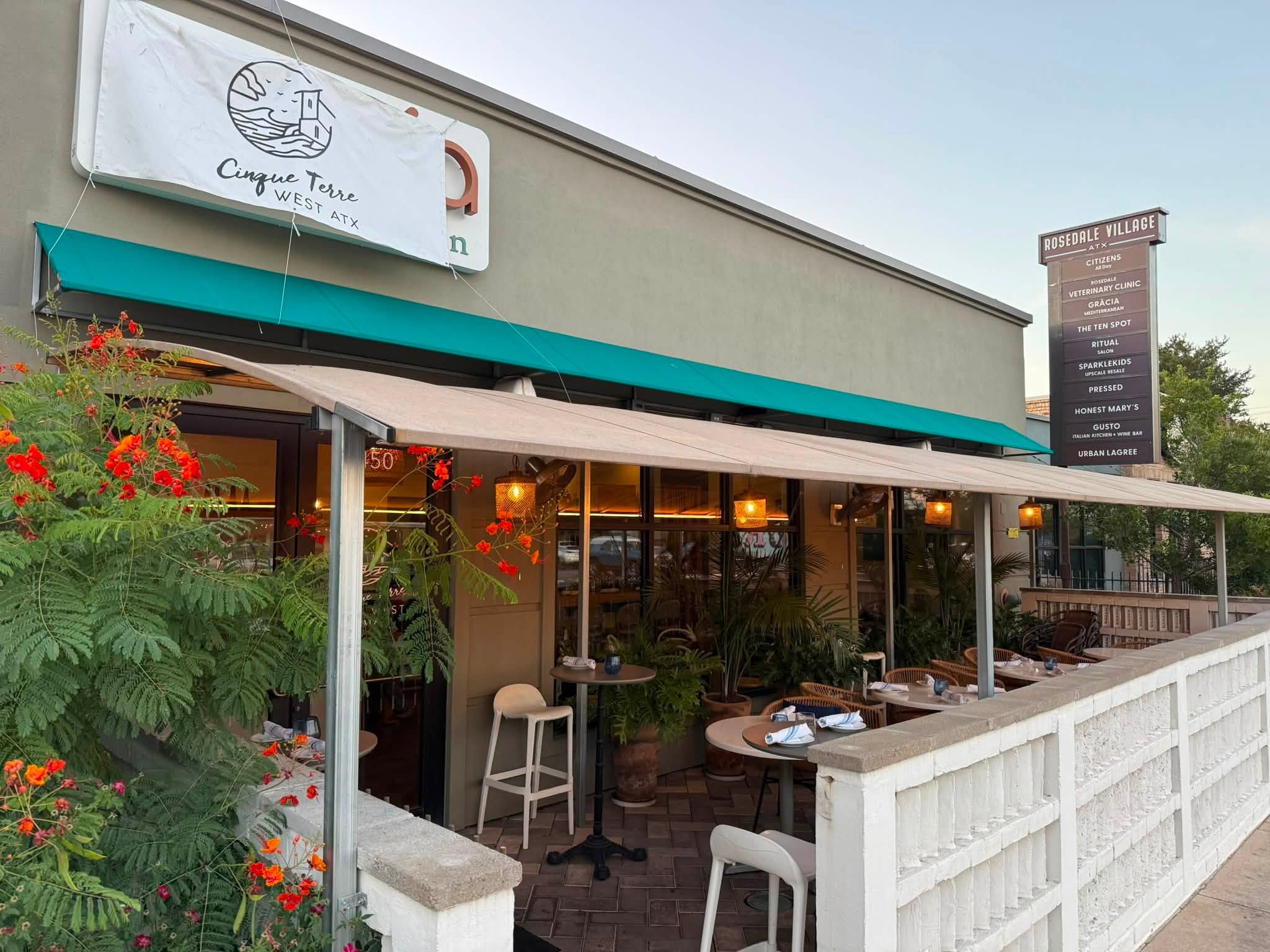 Cinque Terre West ATX and Honey Moon Spirit Lounge